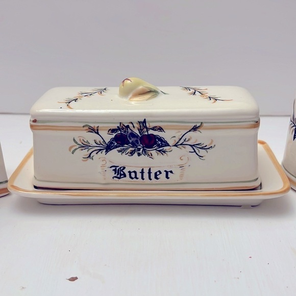 Italia by Arnart Creation Japan Salt Pepper Butter Dish Napkin Holder Spoon Rest - Picture 3 of 12